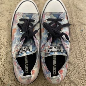 Converse All Star shoes - floral